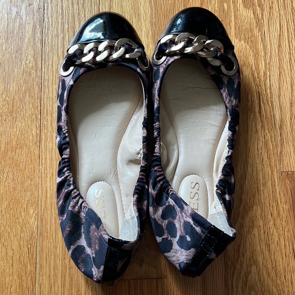 Guess Leopard Flats